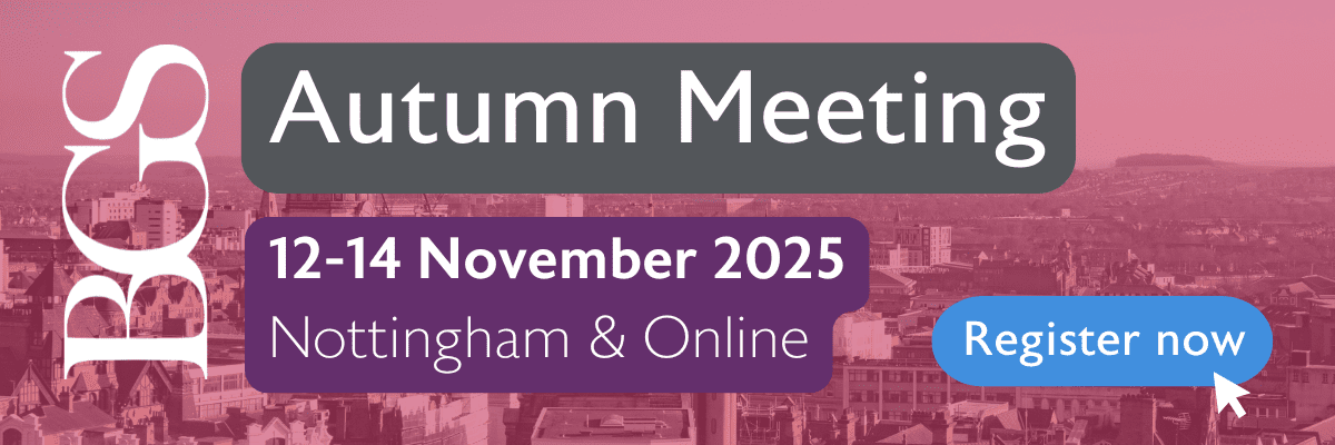 BGS Autumn Meeting 2025 ad (1200x400px)